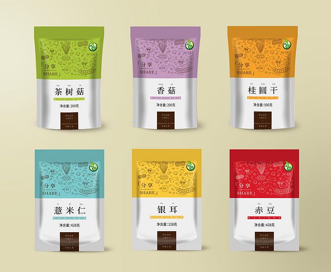 干货杂粮包装袋设计 实用性与美观性的完美结合